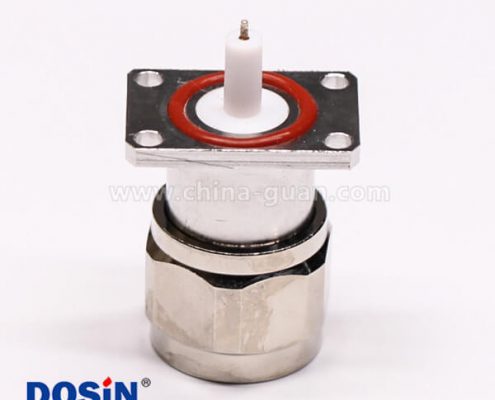 60-2 n型射頻同軸法蘭連接器公頭帶防水圈