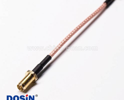 RP SMA接口直式母頭轉MMCX公頭同軸線纜