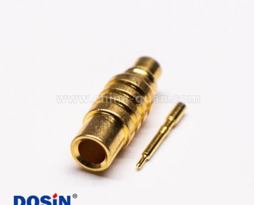 MMCX焊接公頭直式接同軸線纜鍍金