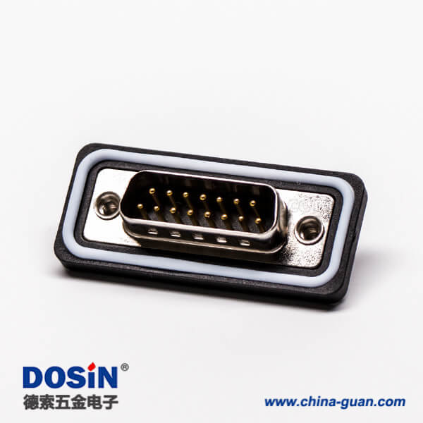 19 db15 雙排防水公頭直式車針接線焊接