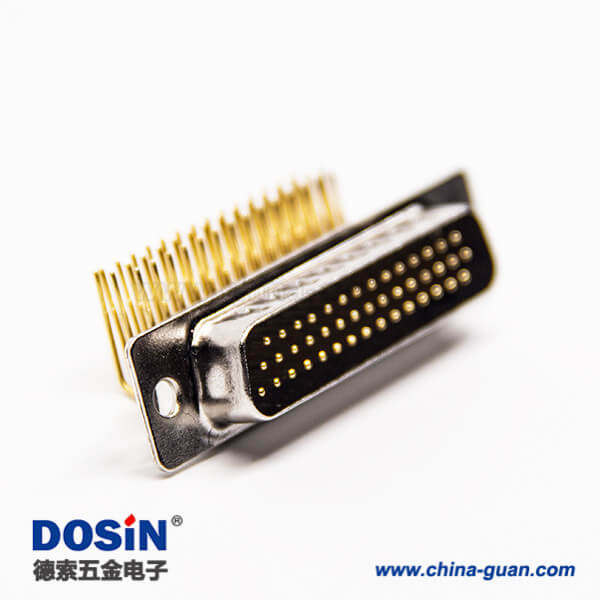 26 D sub連接器44針彎式鍍金插板式接PCB板
