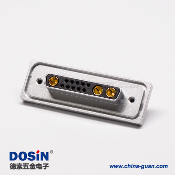 26 大電流db13w3防水金屬面板直式母座接PCB板