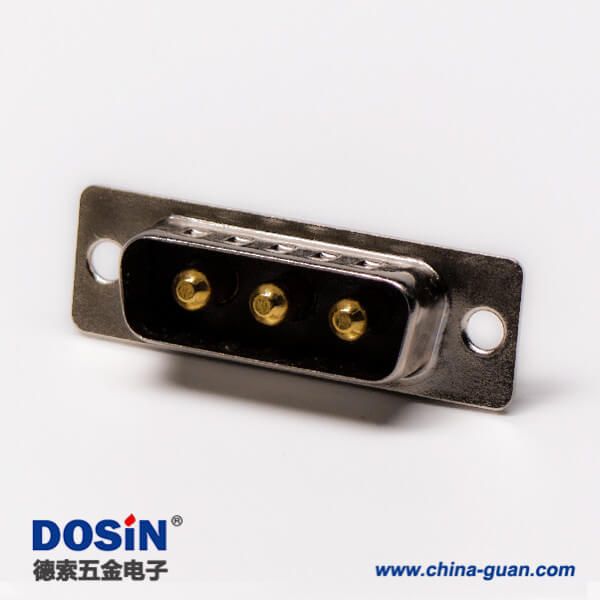 37 D SUB大電流接頭3W3公座插板式接PCB板