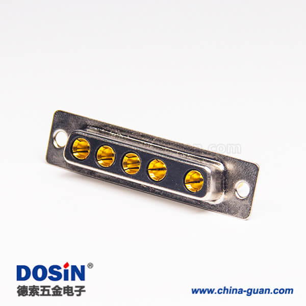 5W5 14.78g db型大電流連接器母頭母針直式車針焊線式