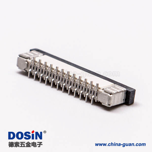 15 貼片fpc插座帶鎖0.5mm單面接觸12pin接PCB12H2.0