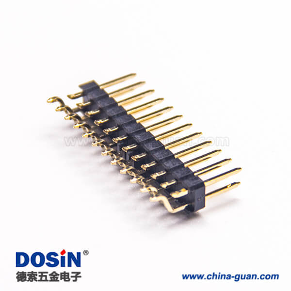 2.54間距雙排臥貼片排針連接器帶CAP帽10pcs