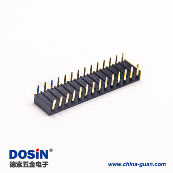 單排彎排針90度1×14Pin側插間距2.54mm 10pcs