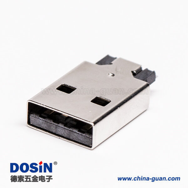 usb公頭沉板彎式Type a 2.0接頭沉板 usb公頭沉板彎式Type a 2.0接頭沉板