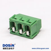 綠色接線端子螺釘式3芯直式連接器插PCB板 綠色接線端子螺釘式3芯直式連接器插PCB板