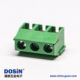 PCB接線端子綠色3排螺釘式3芯壓線端子
