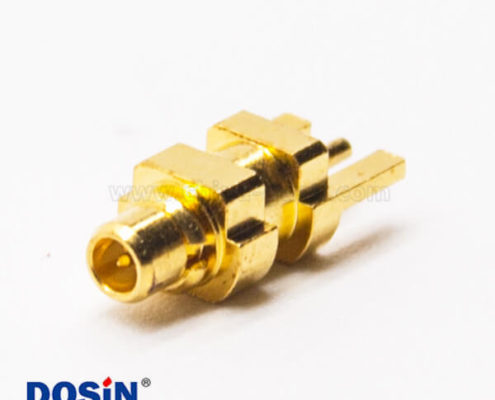 mmcx公頭直式連接器貼板式接PCB板鍍金