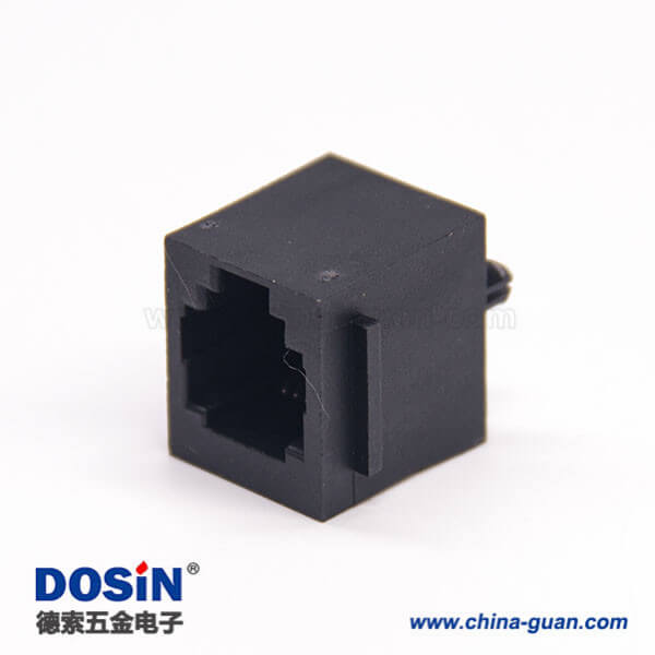 rj25連接器6p6c直式非屏蔽不帶燈式插座插PCB板 rj25連接器6p6c直式非屏蔽不帶燈式插座插PCB板