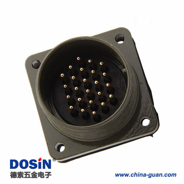 20P連接器MS3102A28-16P方形插座航空插頭 20P連接器MS3102A28-16P方形插座航空插頭
