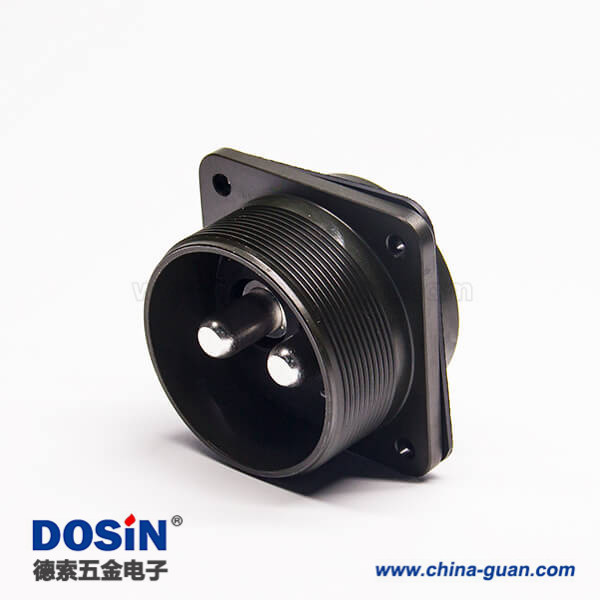 方形插座MS3102A32-5P鍍金連接器2芯航空插頭 方形插座MS3102A32-5P鍍金連接器2芯航空插頭