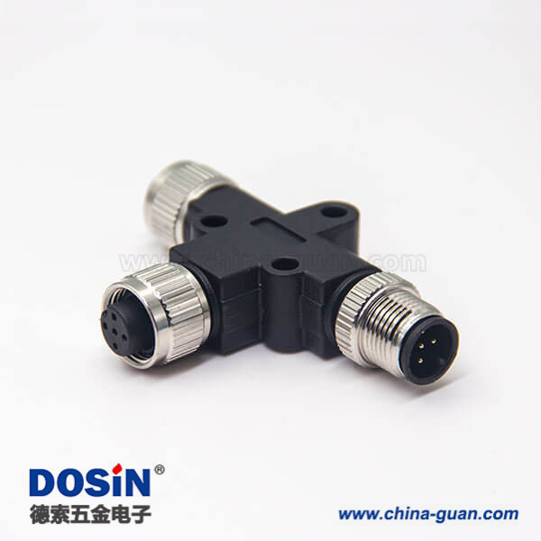 m12轉(zhuǎn)接頭T型5pin兩母轉(zhuǎn)一公 m12轉(zhuǎn)接頭T型5pin兩母轉(zhuǎn)一公