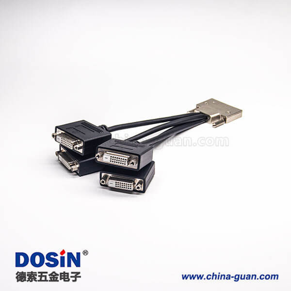 SCSI接口轉(zhuǎn)接線0.2米VHDCI公頭68芯鋅合金轉(zhuǎn)DVI型68針公頭 SCSI接口轉(zhuǎn)接線0.2米VHDCI公頭68芯鋅合金轉(zhuǎn)DVI型68針公頭