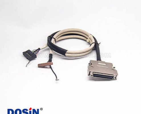 50針SCSI接頭HPCN型公轉端子線電腦線組裝式