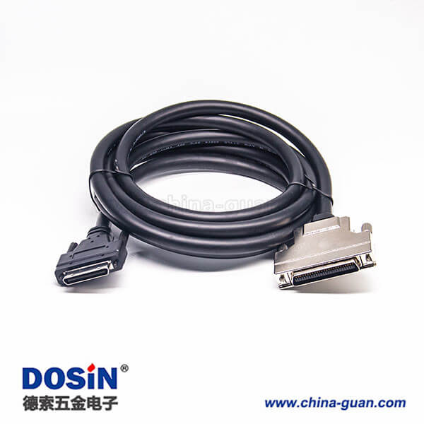 SCSI 線 VHDCI 型68芯注塑公頭轉(zhuǎn)HPCN68芯金屬組裝式公頭 SCSI 線 VHDCI 型68芯注塑公頭轉(zhuǎn)HPCN68芯金屬組裝式公頭