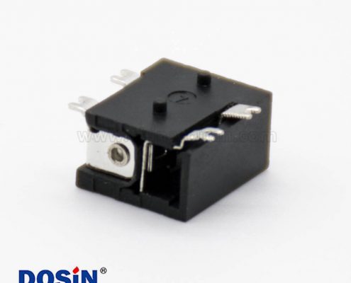 DC插座貼片水平貼片焊接公頭不帶屏蔽5.5*2.5貼板連接器