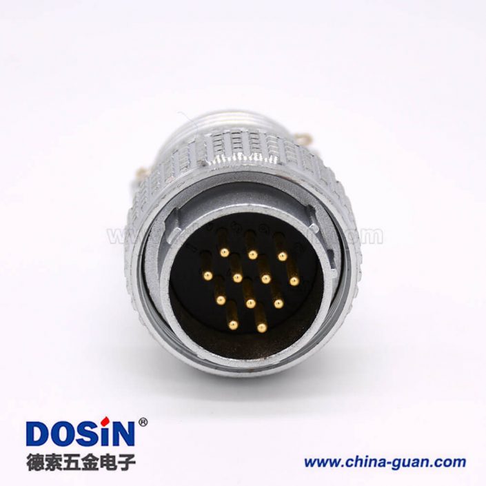 公連接器P28 12芯直式插頭航空連接器接線安裝 公連接器P28 12芯直式插頭航空連接器接線安裝