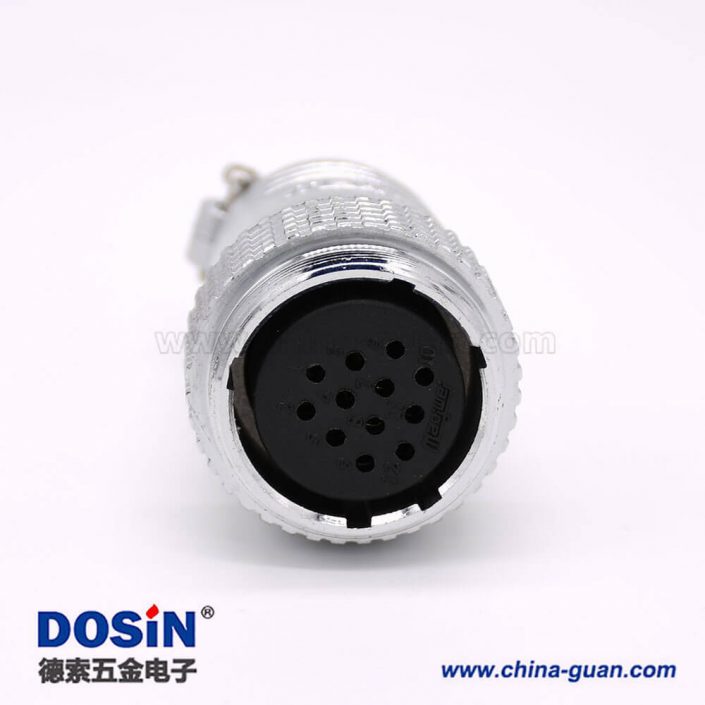 直插式連接器P28母頭12芯插頭接線安裝 直插式連接器P28母頭12芯插頭接線安裝