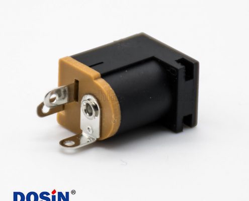 DC電源公座不帶屏蔽插孔貼片焊接直式連接器