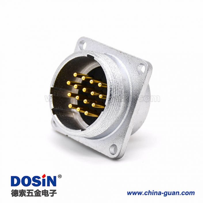 方型法蘭插座P28直式公頭連接器 方型法蘭插座P28直式公頭連接器