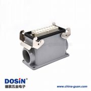 公母對(duì)接重載連接器16芯H16T外殼PG29高結(jié)構(gòu)頂出口加高型表面安裝鐵扣 公母對(duì)接重載連接器16芯H16T外殼PG29高結(jié)構(gòu)頂出口加高型表面安裝鐵扣