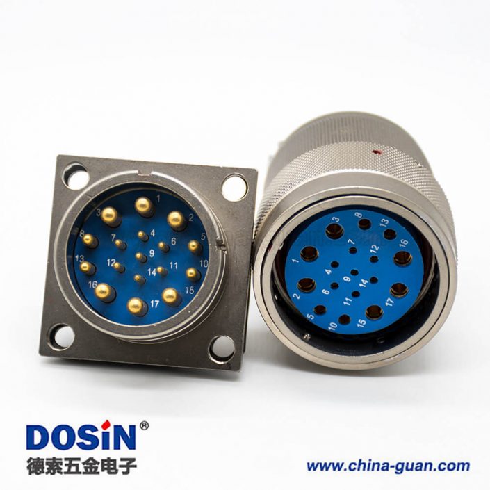 17芯連接器4孔法蘭Y27G插頭&插座直式卡口連接工防黃銅焊杯接線電纜式公母對接 17芯連接器4孔法蘭Y27G插頭&插座直式卡口連接工防黃銅焊杯接線電纜式公母對接