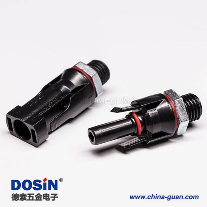 Mc4公母插頭光伏接線太陽能連接器 Mc4公母插頭光伏接線太陽能連接器