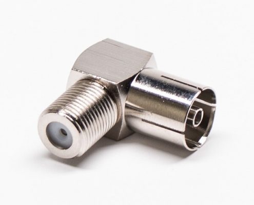 F母轉(zhuǎn)PAL母母轉(zhuǎn)母轉(zhuǎn)接頭連接器彎式鍍鎳