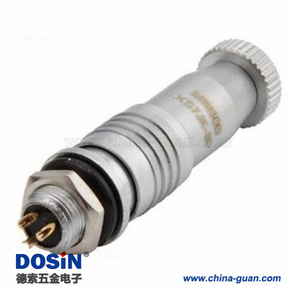 157 XS7-3芯開孔7mm 推拉式航空插頭 XS7-3P