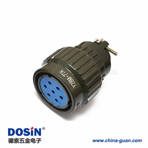 20 Y2M-7TK 7芯航空插連接器卡扣連接