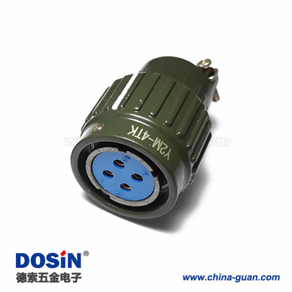 6 Y2M-4TK插頭4芯快卡電連接器快速拔插