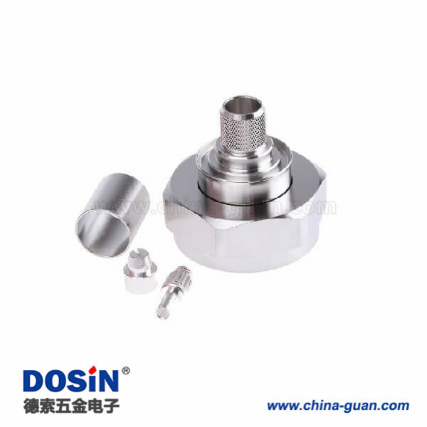 716-connector-plug-cable-mount-50-crimp-termination-for-rg214u-cable(1) 7/16連接器插頭電纜安裝50Ω壓接端子用于RG214/U 電纜