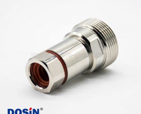 1 2din母頭直式DIN7/16接線焊接1/2饋線標準RF連接器