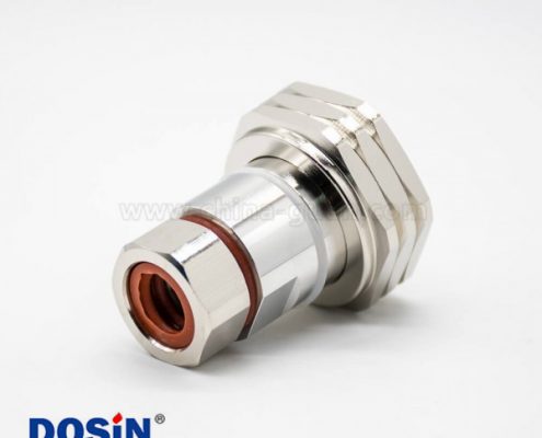 1 2饋線接頭din型公頭DIN7/16標準RF連接器180°焊接接線