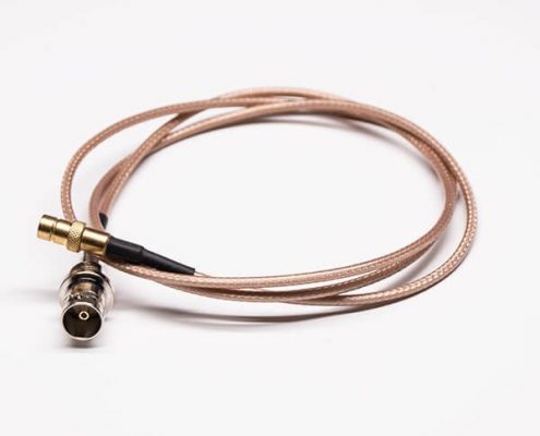 SMB轉BNC射頻線直式母轉母組裝線材