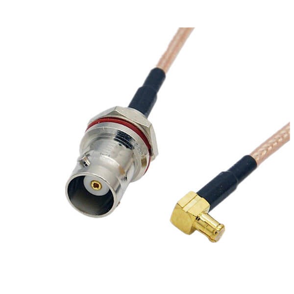 bnc-cable-connector-female-to-mcx-right-angle-male-rf-pigtail-cable-rg316-10cm(1) BNC同軸線防水BNC母頭轉MCX彎公頭接RG316線10CM
