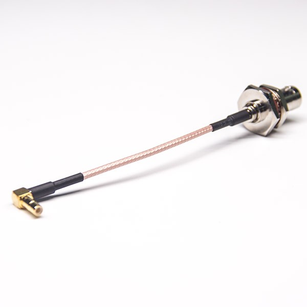 bnc-cables-and-connectors-female-straight-50ohm-to-smb-angled-female-with-rg316(6) BNC轉SMB射頻線母頭直式50歐姆大六角防水前鎖板轉SMB彎式母頭接RG316線
