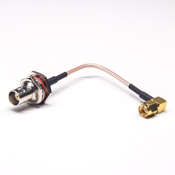 bnc-cables-waterproof-female-straight-50ohm-to-rp-male-angle-with-rg316(2) BNC線材防水母頭直式50歐姆轉SMA反極公頭彎式接RG316線