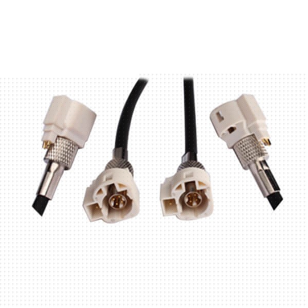 hsd-connector-automotive-6-pin-cream-color-with-lvds-cable-1m(1) LVDS線束接HSD白色6芯連接器公轉公線長1M