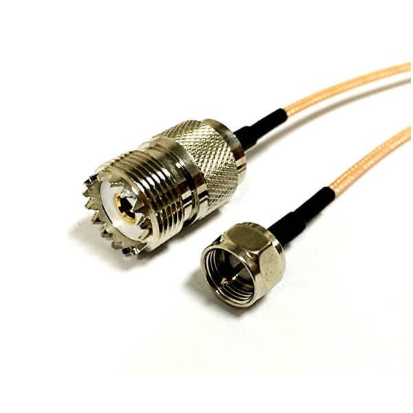 rf-cable-connector-types-uhf-female-so239-to-f-type-male-cable-assembly-rg316-15cm(1) F頭的線RG316組裝線束轉UHF母頭SO239