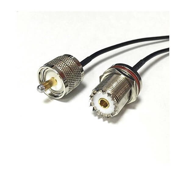 rf-cable-jack-uhf-so239-to-uhf-male-pl259-pigtail-cable-rg174-20cm RF信號線RG174接UHF母頭SO239轉UHF公頭PL259