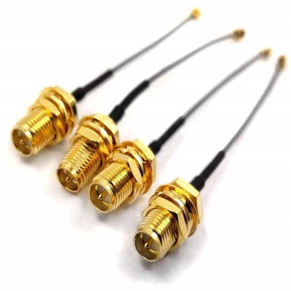 RF1.13線接SMA反極母頭轉IPEX線長15CM