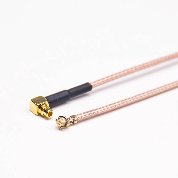 ufl-to-mmcx-cable-assembly-rg178-8cm(4) MMCX連接器供應商專供90度公MMCX轉IPEX端子接RG178線長8cm