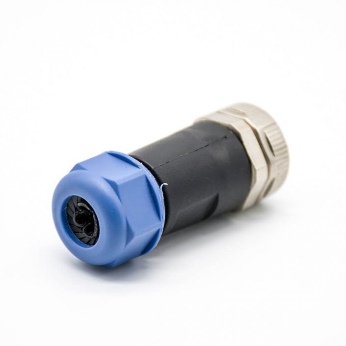 31 (2) 7/8連接器3芯母頭接線焊線直式組裝不帶屏蔽