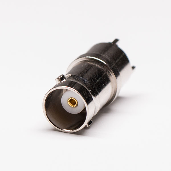 EB-001-0117 BNC母接頭同軸連接器直式PCB板端直插