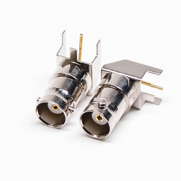 bnc-connector-female-rf-connector-angled-through-hole-for-pcb(4) BNC母頭插座RF射頻連接器PCB板端插板