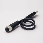 m12-to-usb-cable-180-degree-m12-a-code-17-pin-female-to-usb-a-male-assembly-unshiled-1m-awg26(2) m12轉USB接線180度m12A型17芯轉USB Type A公頭